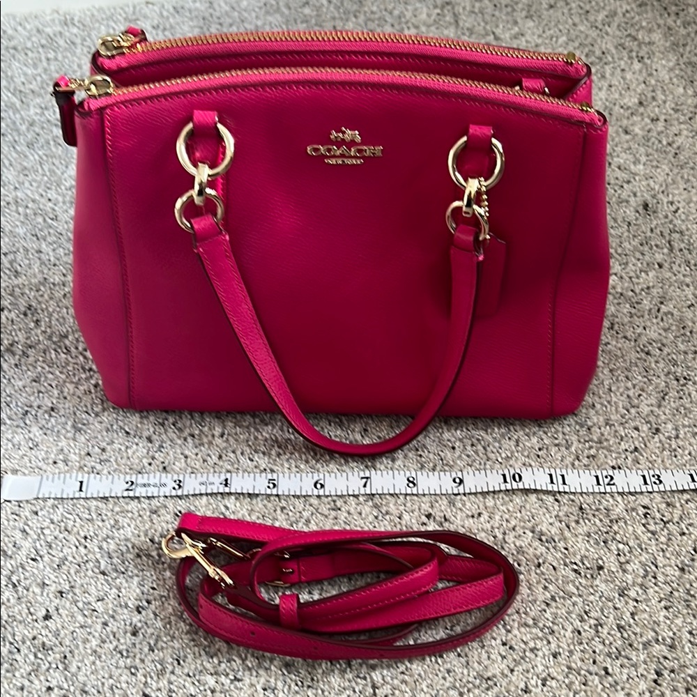 Coach Pink Leather Women's Bag